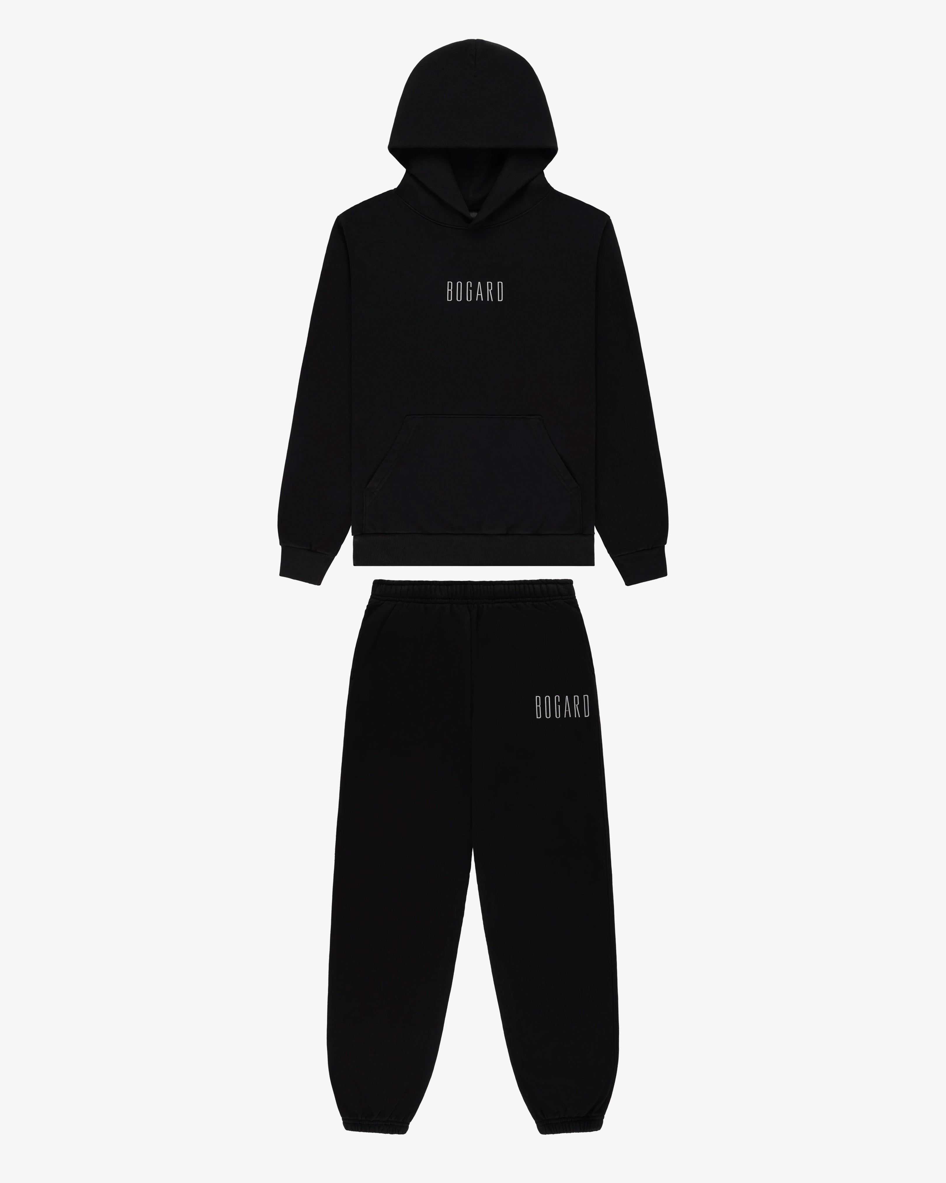 Noir Hoodie & Jogger Sweat-Pant Set