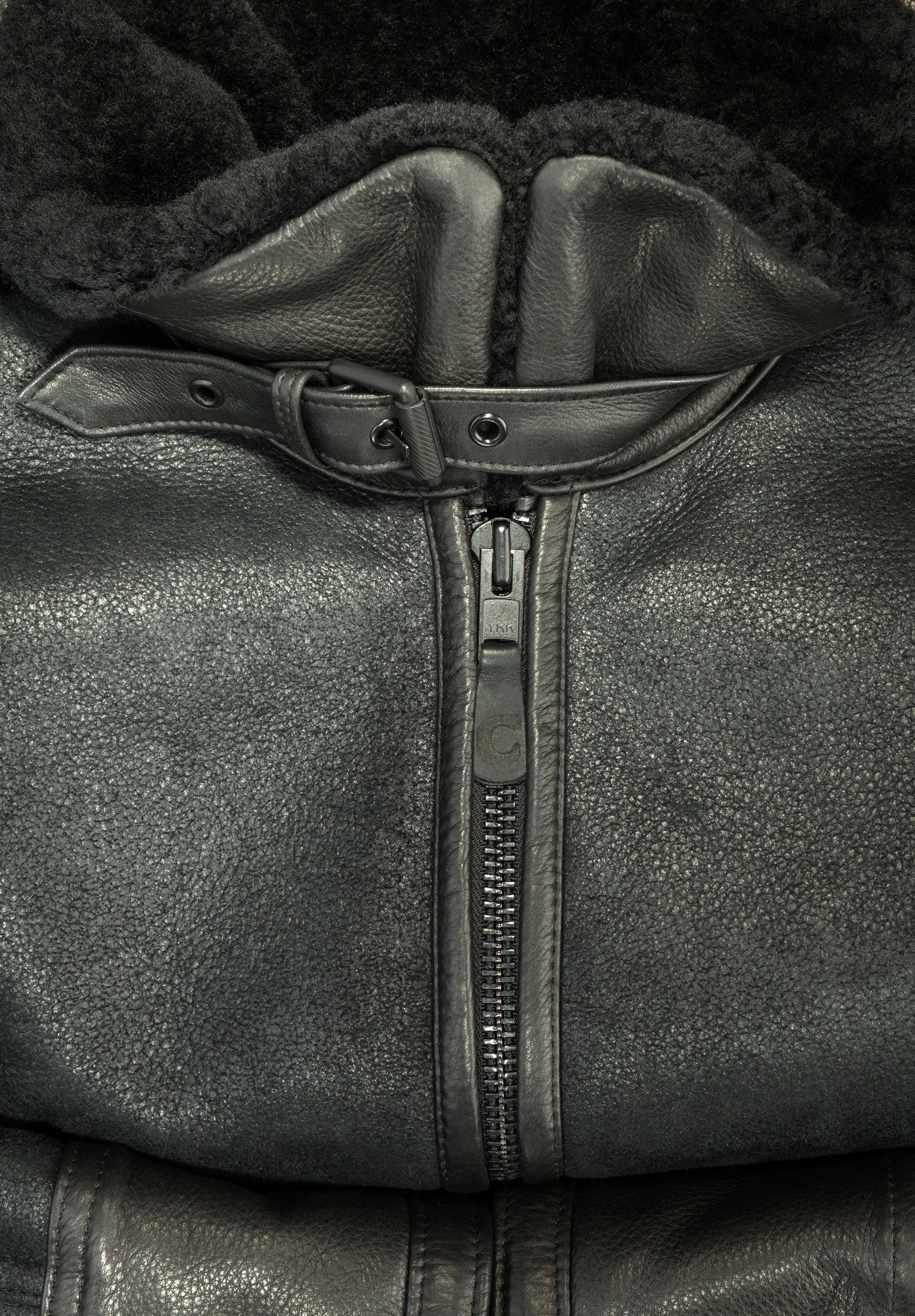 The “Greenburgh” Waistline Shearling Coat