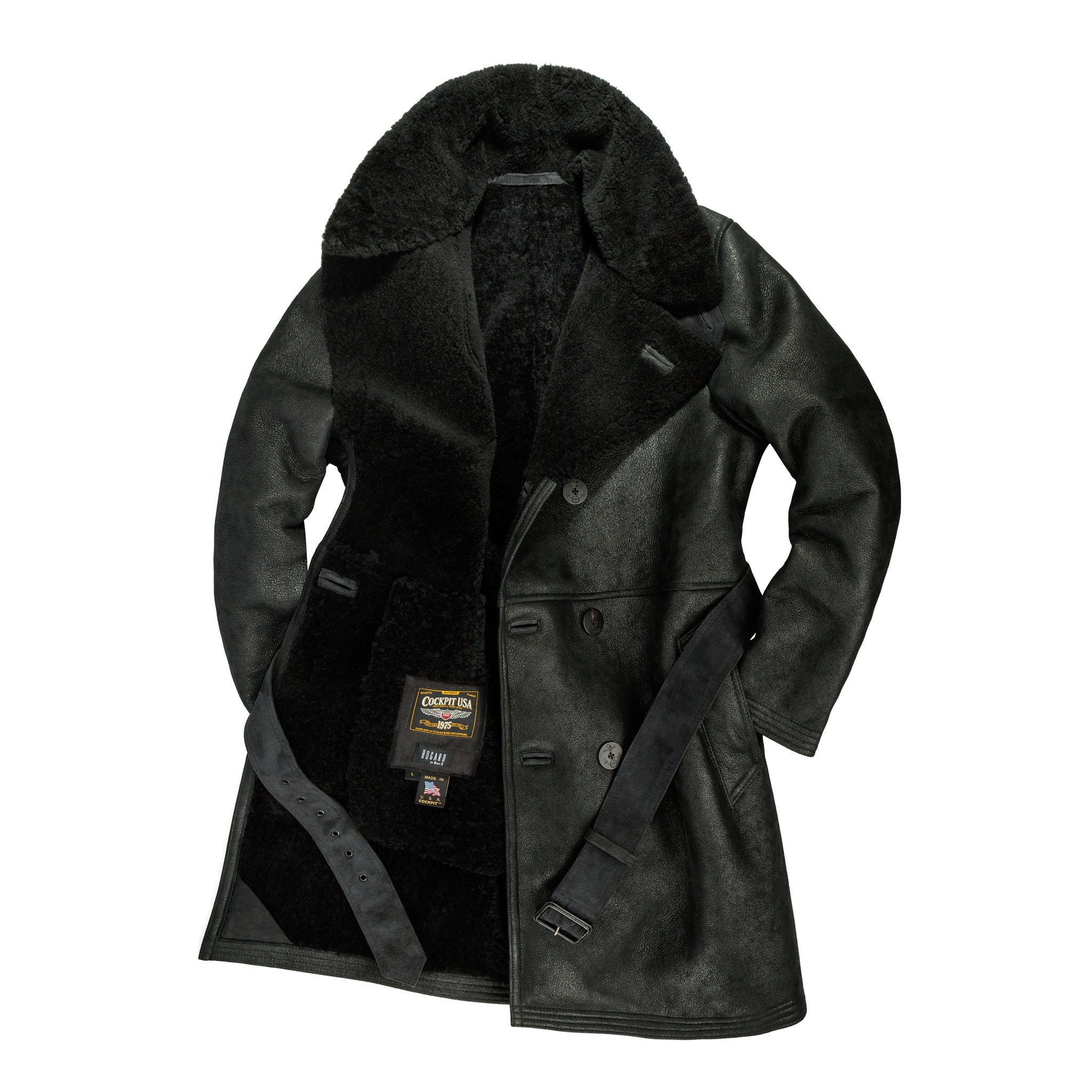 The “Highview” 3/4 Shearling Coat